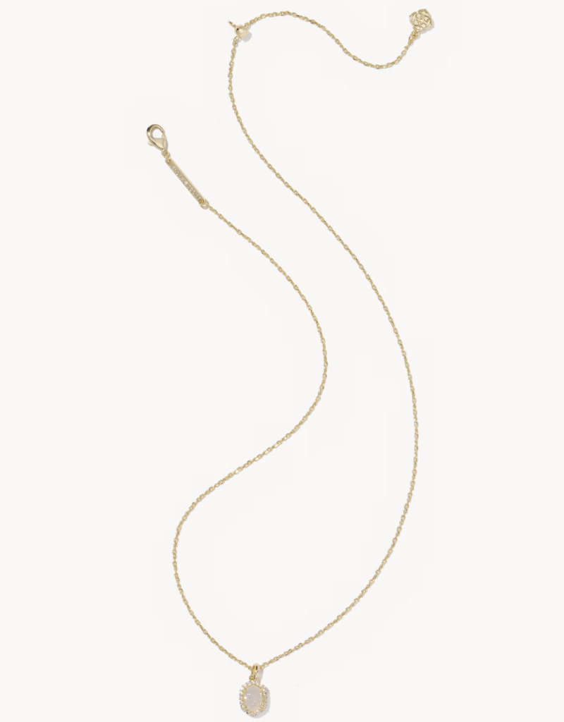 KENDRA SCOTT Daphne Crystal Frame Necklace