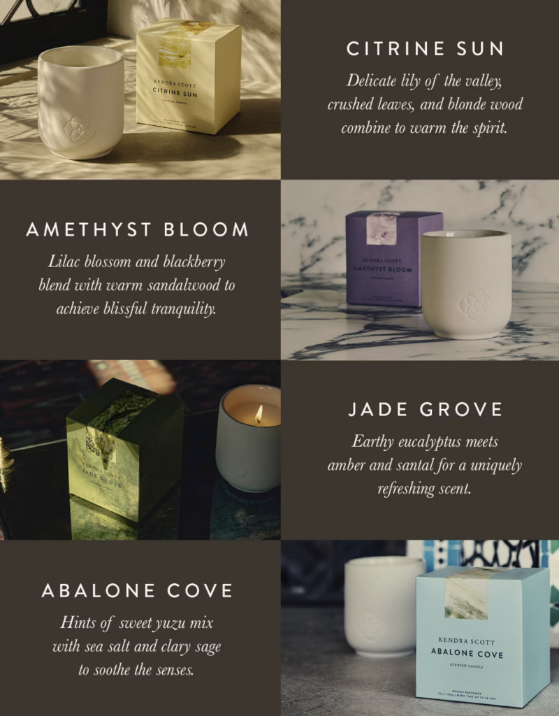 KENDRA SCOTT Tumbler Candle 10oz- Jade Grove