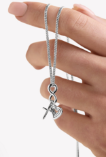 J.HOFFMAN'S Faith, Hope & Love Charm Pendant Necklace