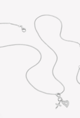 J.HOFFMAN'S Faith, Hope & Love Charm Pendant Necklace