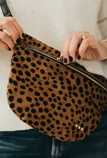 J.HOFFMAN'S Hair On Hise Westlyn Bum Bag- Leopard