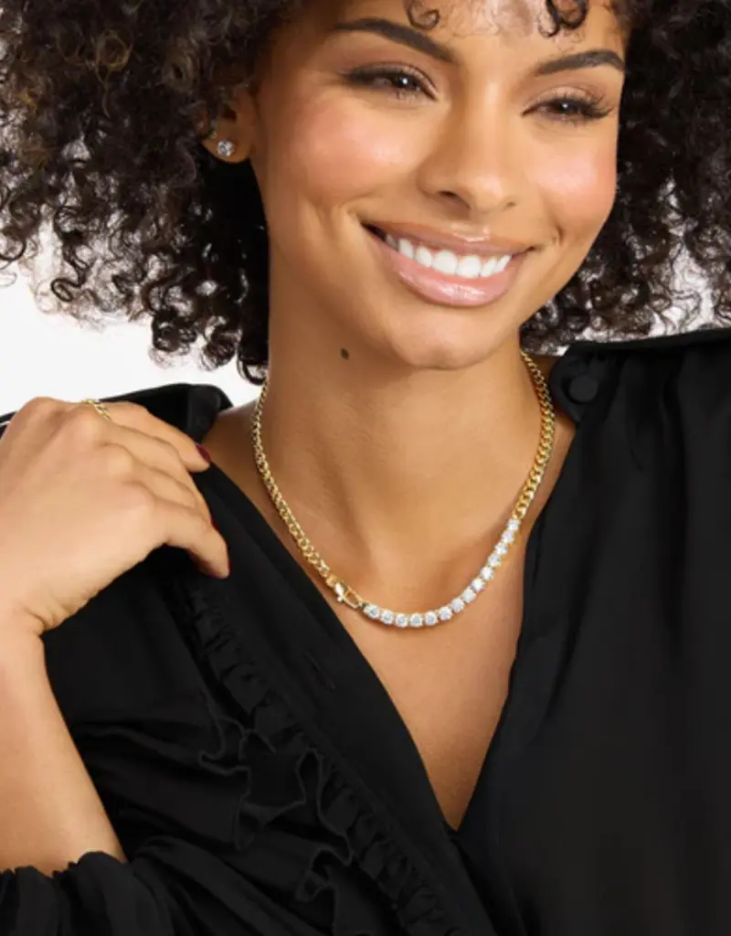 J.HOFFMAN'S Baby Julian Really Loves Diamonds Necklace- 16in