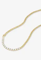 J.HOFFMAN'S Baby Julian Really Loves Diamonds Necklace- 16in