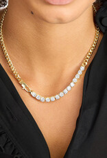 J.HOFFMAN'S Baby Julian Really Loves Diamonds Necklace- 16in