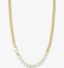 J.HOFFMAN'S Baby Julian Really Loves Diamonds Necklace- 16in