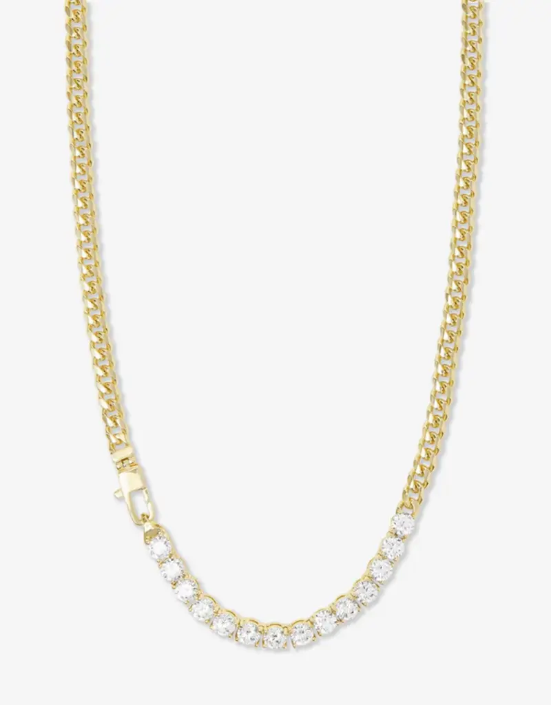 J.HOFFMAN'S Baby Julian Really Loves Diamonds Necklace- 16in