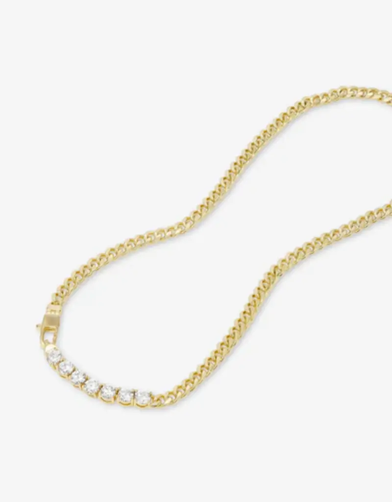 J.HOFFMAN'S Baby Julian Loves Diamonds Necklace - 18'