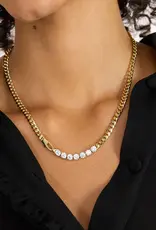 J.HOFFMAN'S Baby Julian Loves Diamonds Necklace - 18'