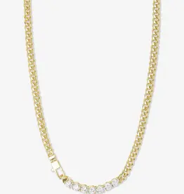 J.HOFFMAN'S Baby Julian Loves Diamonds Necklace - 18'