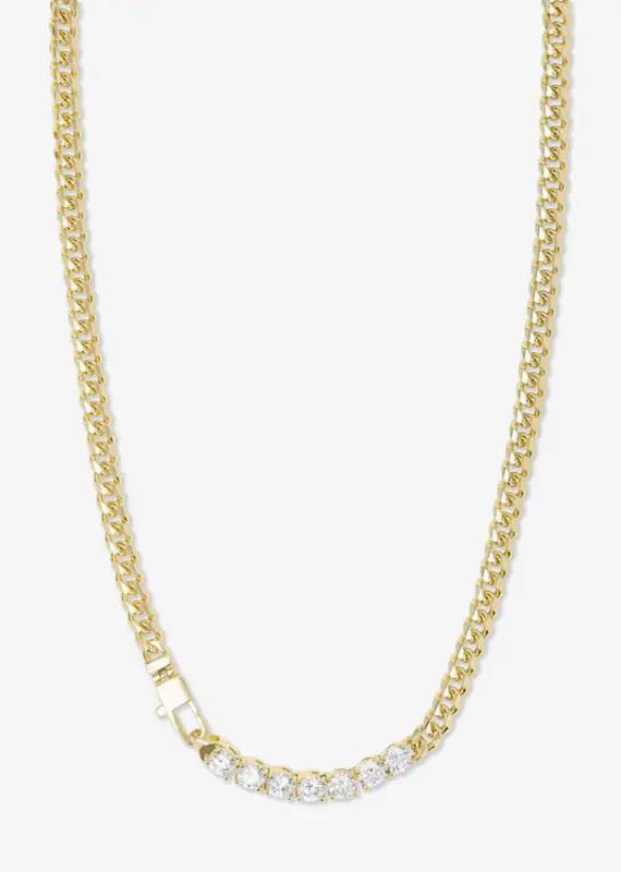 J.HOFFMAN'S Baby Julian Loves Diamonds Necklace - 18'