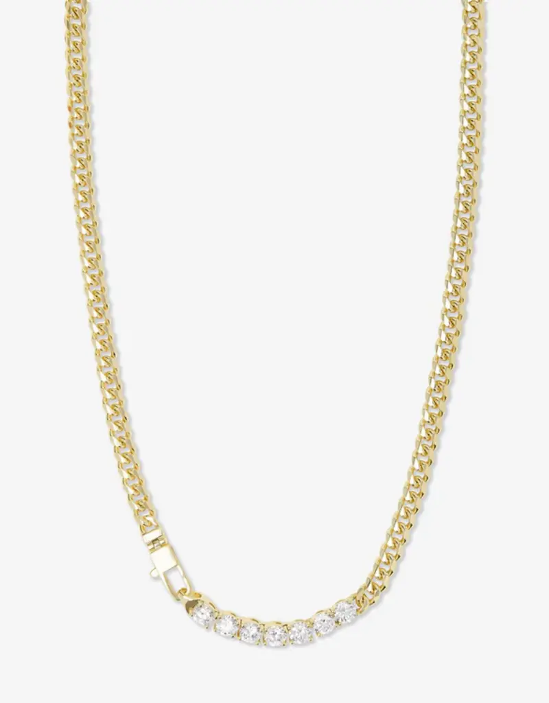 J.HOFFMAN'S Baby Julian Loves Diamonds Necklace - 18'