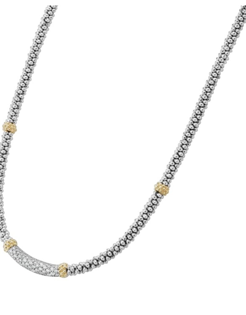 LAGOS Caviar Lux Caviar Diamond 3mm Necklace