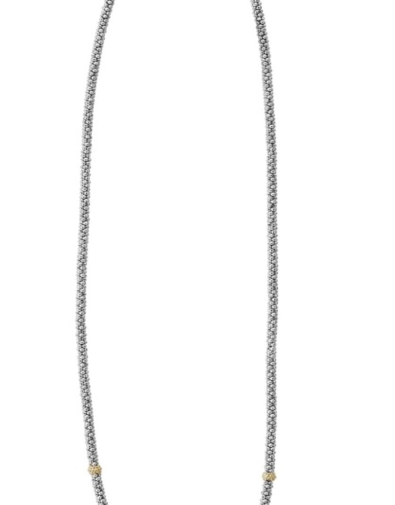 LAGOS Caviar Lux Caviar Diamond 3mm Necklace
