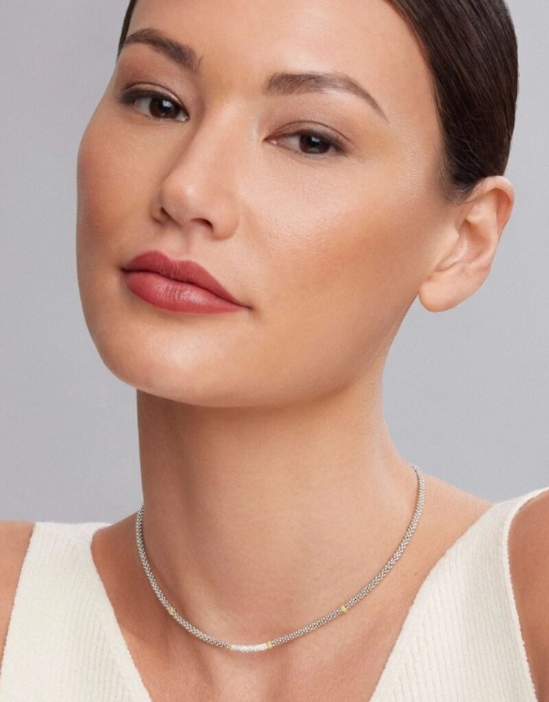 LAGOS Caviar Lux Caviar Diamond 3mm Necklace