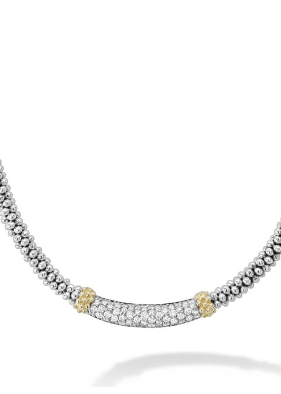 LAGOS Caviar Lux Caviar Diamond 3mm Necklace
