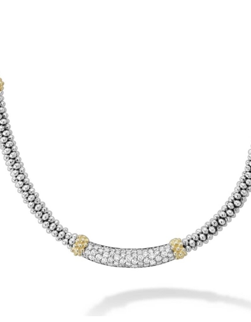 LAGOS Caviar Lux Caviar Diamond 3mm Necklace