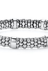 LAGOS Derby Silver Caviar Buckle Bracelet | 9mm