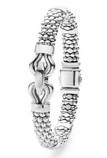 LAGOS Derby Silver Caviar Buckle Bracelet | 9mm