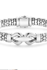LAGOS Derby Silver Caviar Buckle Bracelet | 9mm