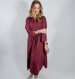 J.HOFFMAN'S Torren Dress- Merlot