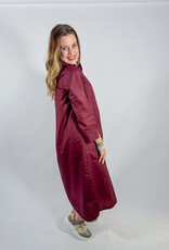 J.HOFFMAN'S Torren Dress- Merlot