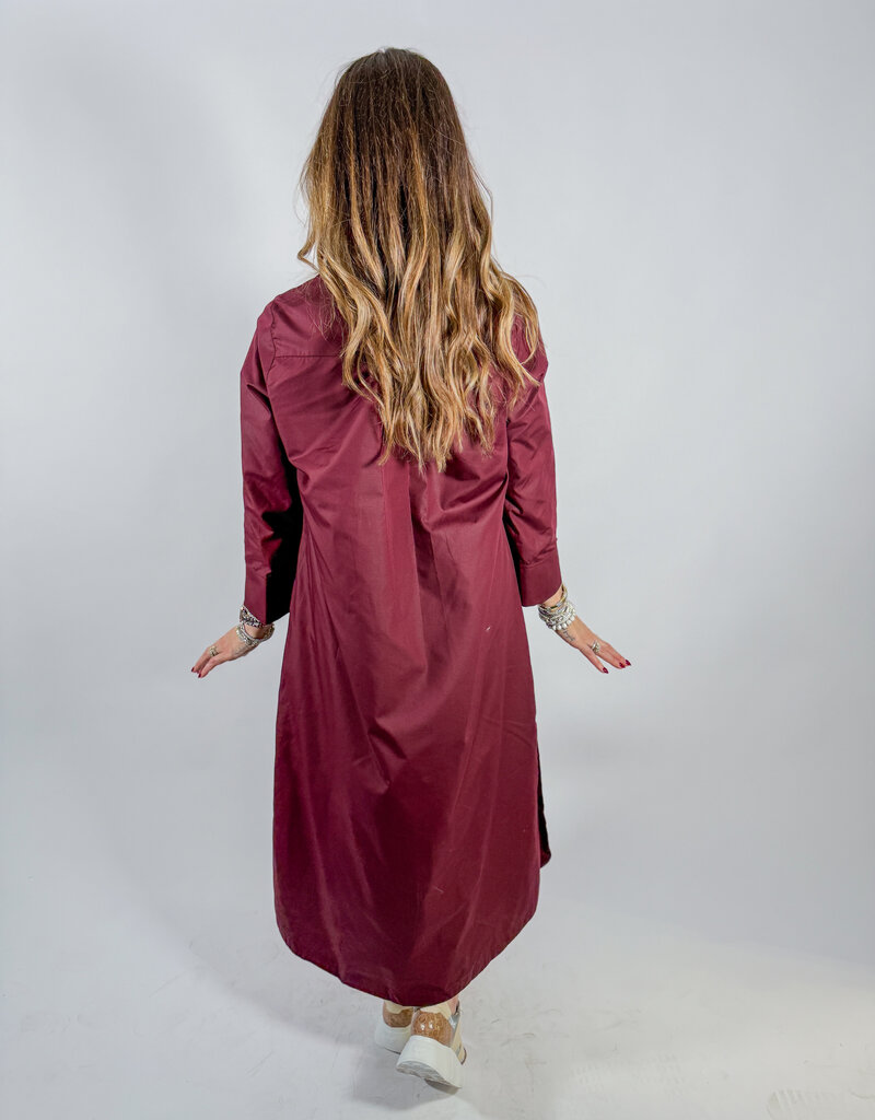 J.HOFFMAN'S Torren Dress- Merlot