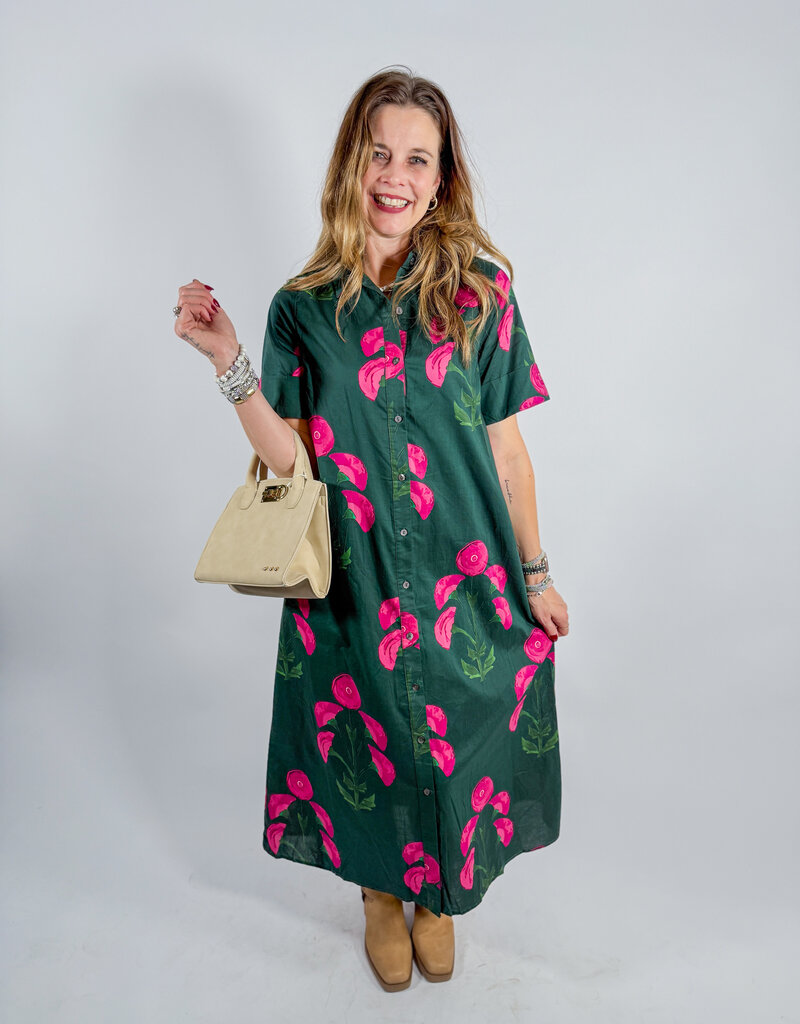 J.HOFFMAN'S Runa Dress- Green