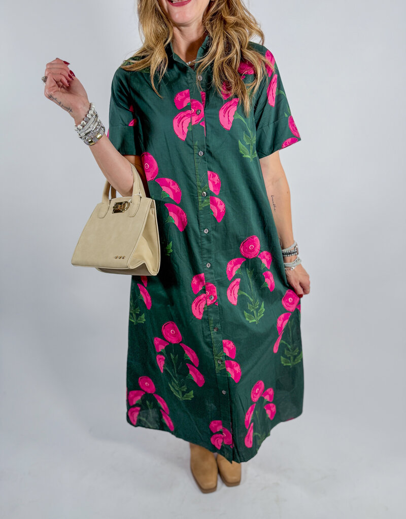 J.HOFFMAN'S Runa Dress- Green