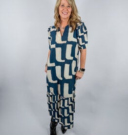 J.HOFFMAN'S Sorrel Dress- Navy