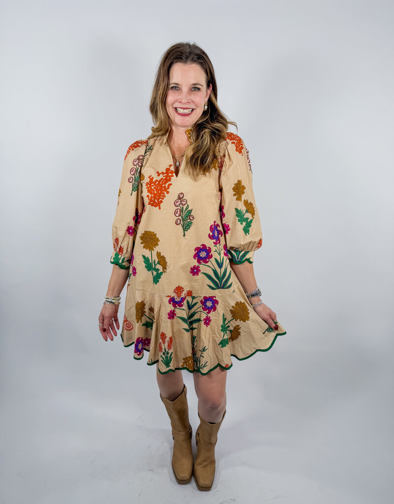 J.HOFFMAN'S Ashwell Dress- Taupe