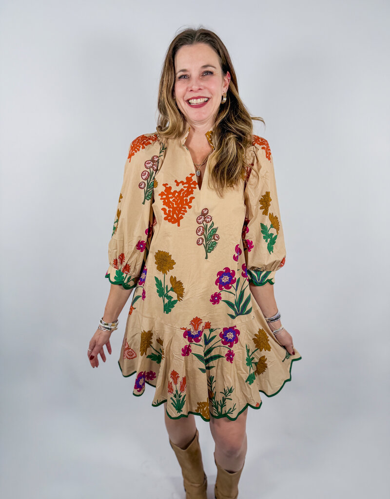 J.HOFFMAN'S Ashwell Dress- Taupe