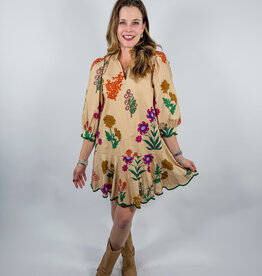 J.HOFFMAN'S Ashwell Dress- Taupe