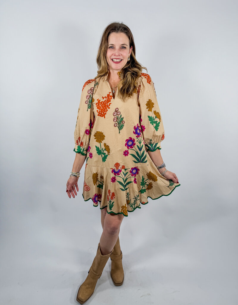 J.HOFFMAN'S Ashwell Dress- Taupe