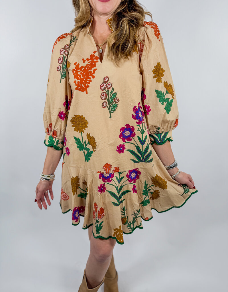 J.HOFFMAN'S Ashwell Dress- Taupe