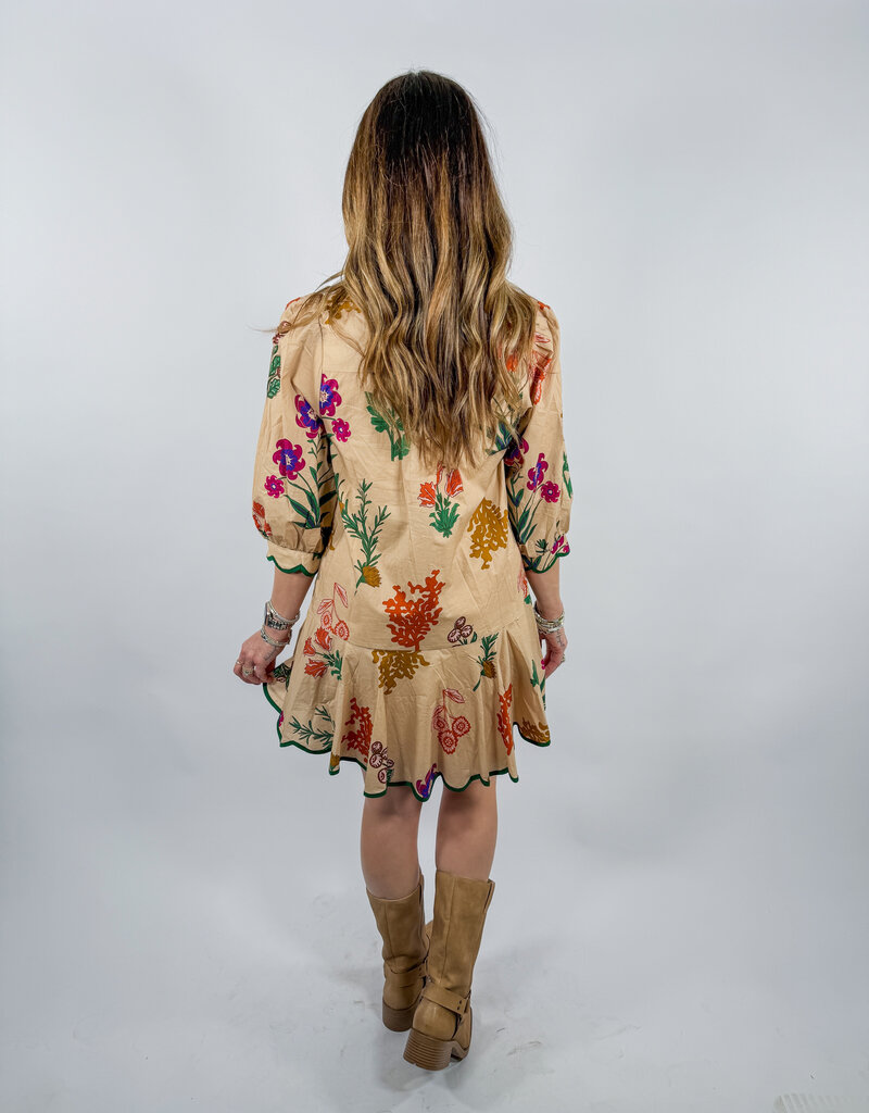 J.HOFFMAN'S Ashwell Dress- Taupe