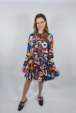 J.HOFFMAN'S Fall Blooms Dress- Hunter