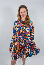 J.HOFFMAN'S Fall Blooms Dress- Hunter
