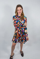 J.HOFFMAN'S Fall Blooms Dress- Hunter