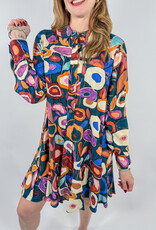 J.HOFFMAN'S Fall Blooms Dress- Hunter