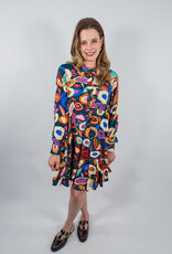 J.HOFFMAN'S Fall Blooms Dress- Hunter