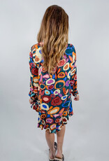 J.HOFFMAN'S Fall Blooms Dress- Hunter