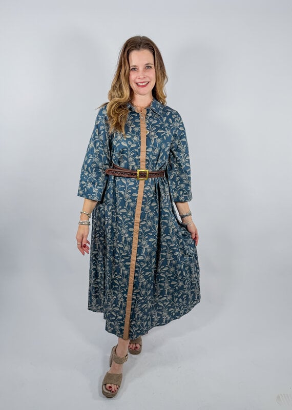 J.HOFFMAN'S Thorne Dress- Navy