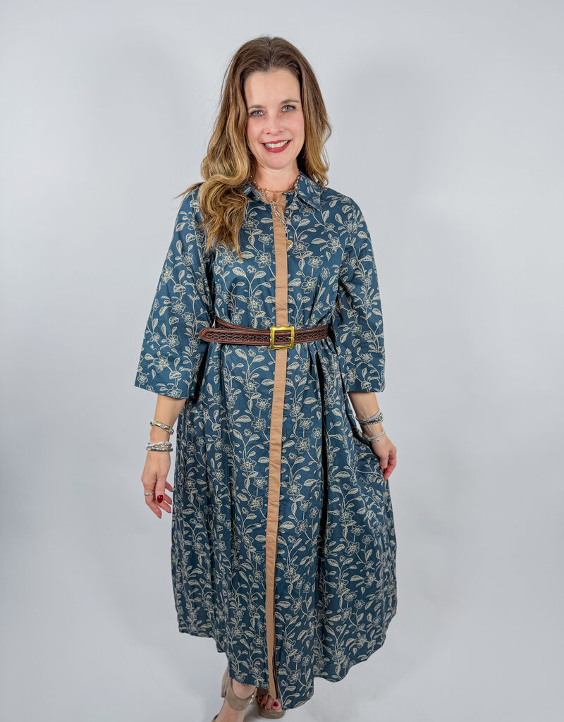 J.HOFFMAN'S Thorne Dress- Navy