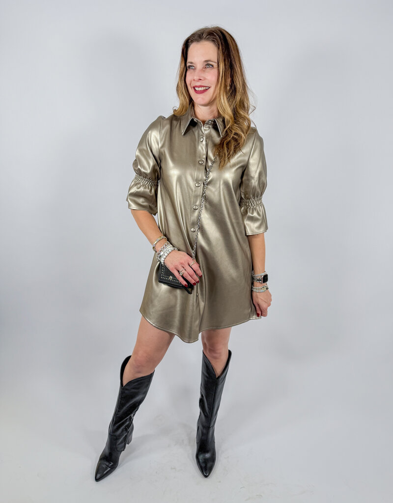 J.HOFFMAN'S York Dress- Antique Gold