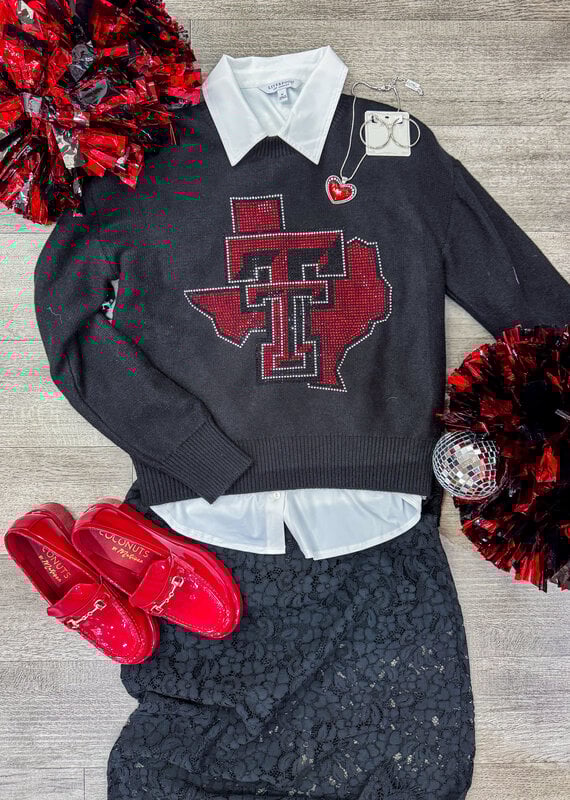 J.HOFFMAN'S Game Day Crewneck Sweater