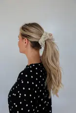 J.HOFFMAN'S Polka Dot Oversized Scrunchie