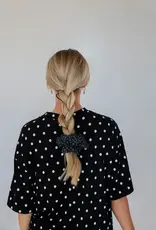J.HOFFMAN'S Polka Dot Oversized Scrunchie