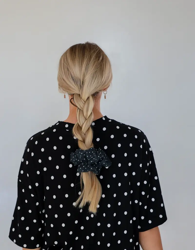 J.HOFFMAN'S Polka Dot Oversized Scrunchie