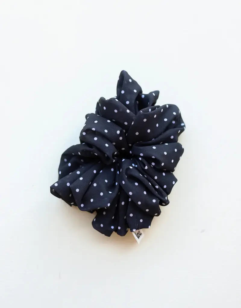 J.HOFFMAN'S Polka Dot Oversized Scrunchie