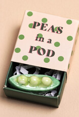 J.HOFFMAN'S Tiny Matchbox Ceramic Token- Peas